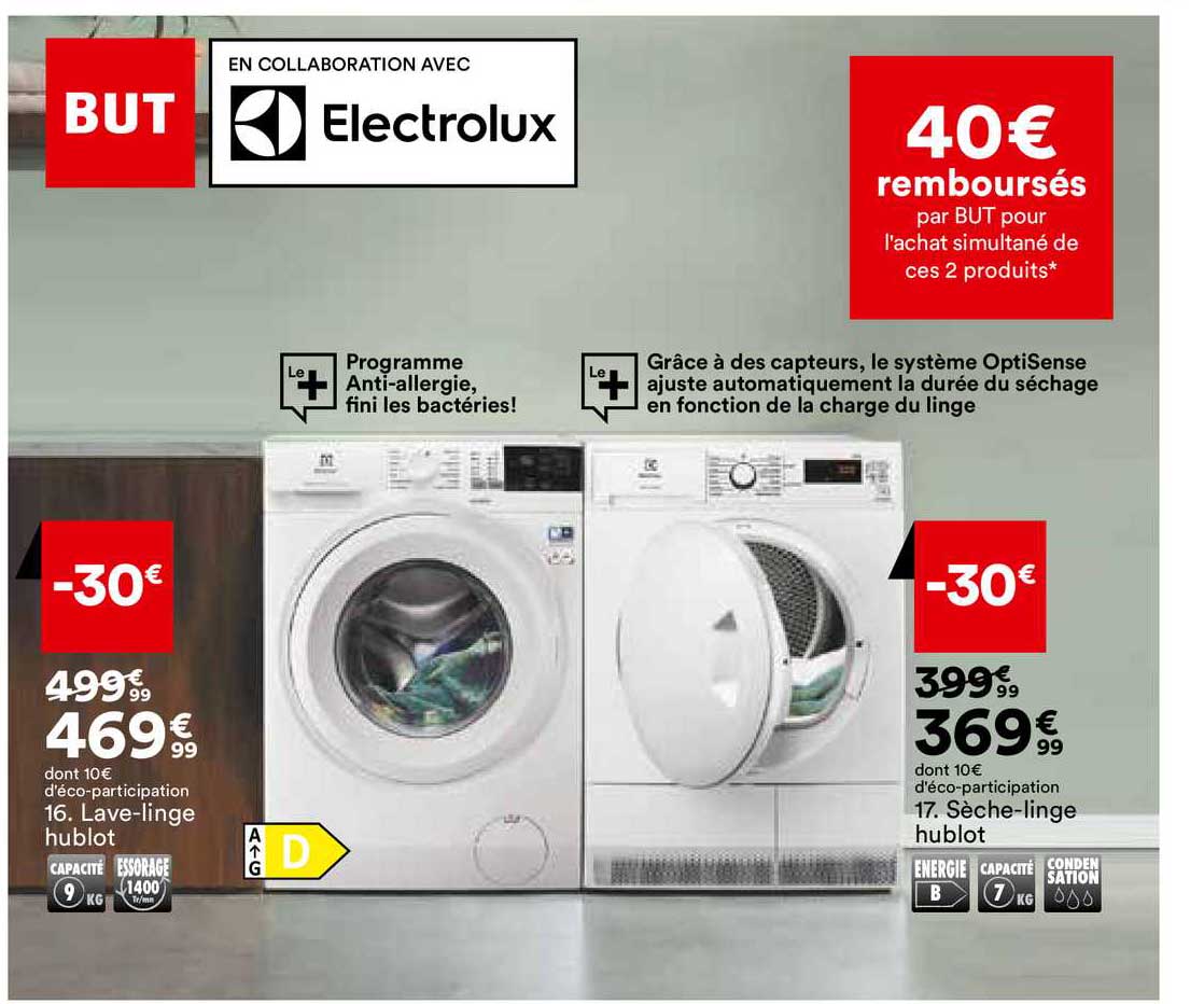 lave-linge hublot electrolux