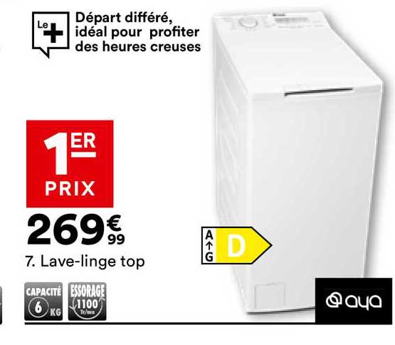 lave-linge top aya