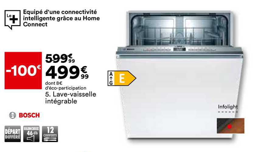 lave-vaisselle intégrable