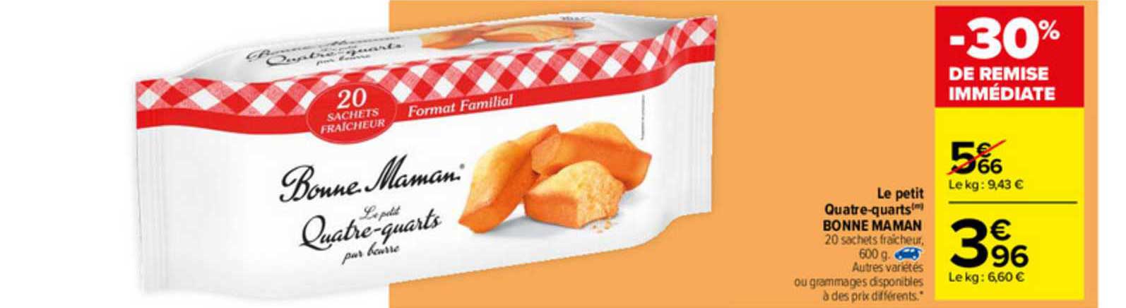 Le Petit Quatre-quarts Bonne Maman