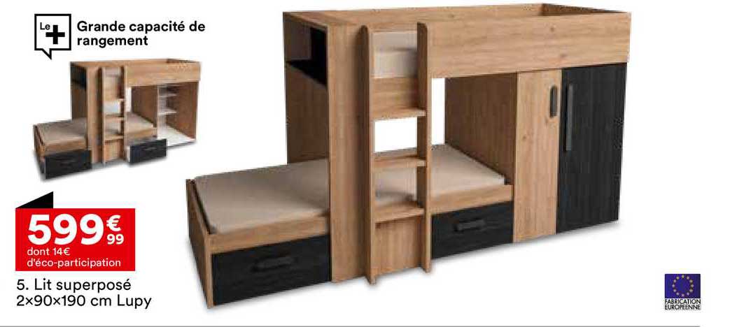 lit superposé lupy