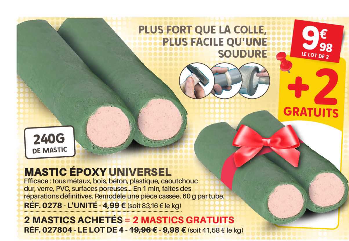 mastic époxy universel