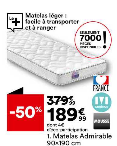 matelas admirable