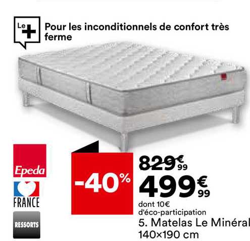 matelas le minéral
