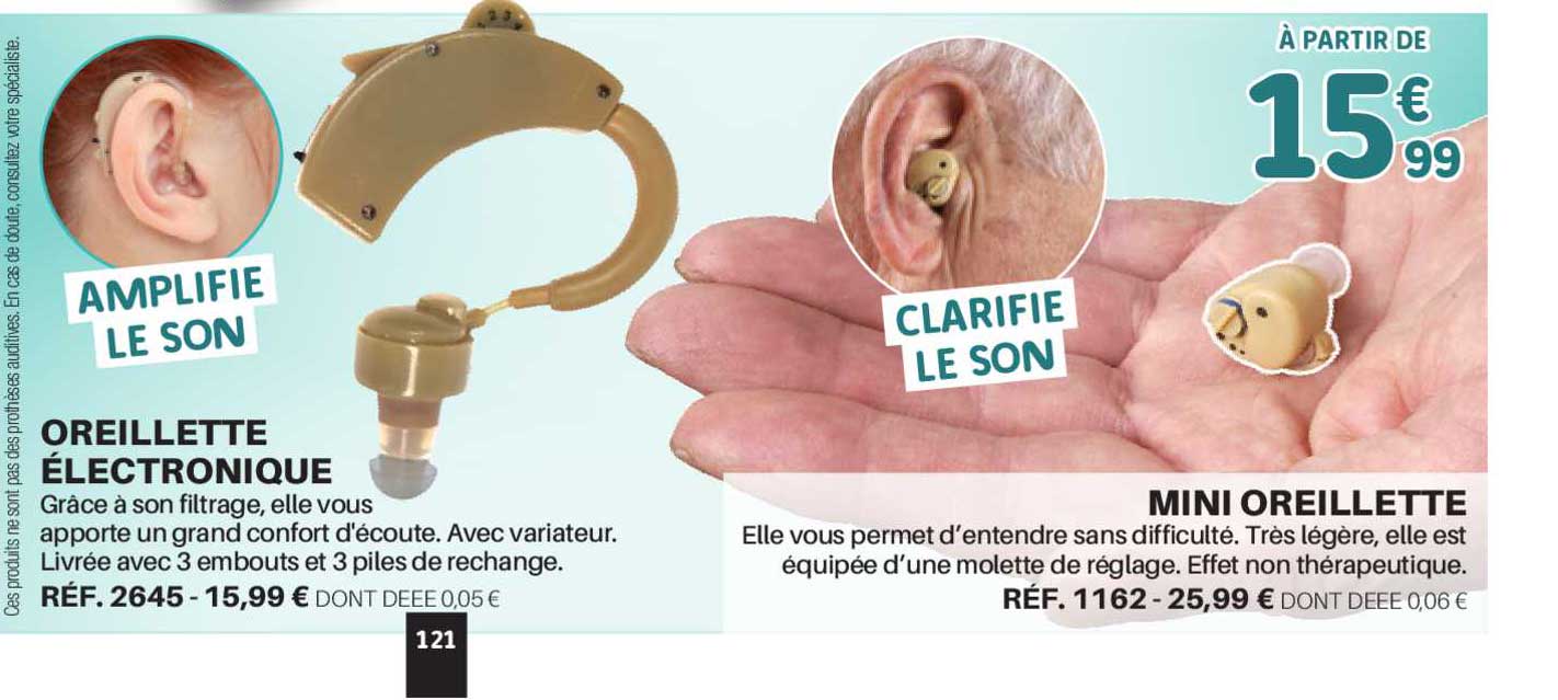 oreillette électronique, mini oreillette