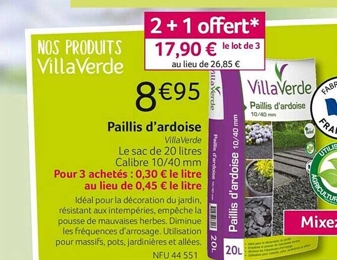paillis d'ardoise villa verde