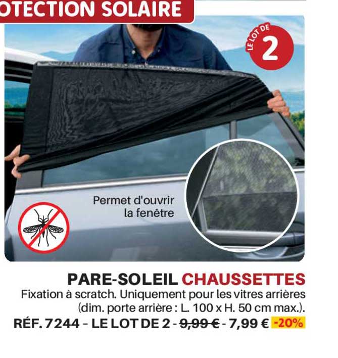 pare-soleil chaussettes