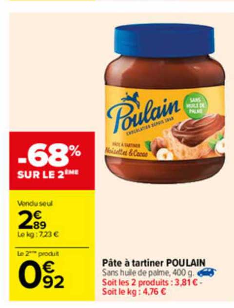 Pâte à Tartiner Poulain
