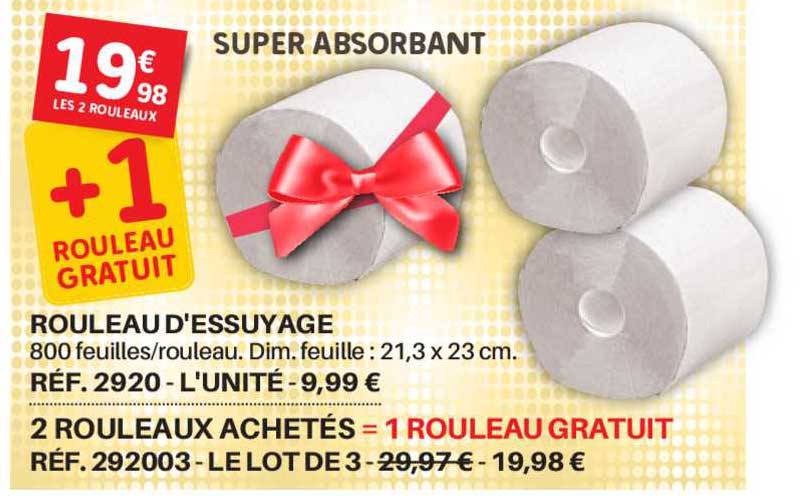 rouleau d'essuyage