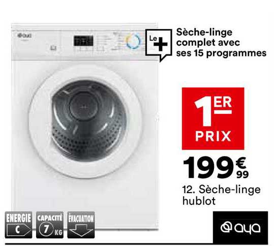 sèche-linge hublot aya