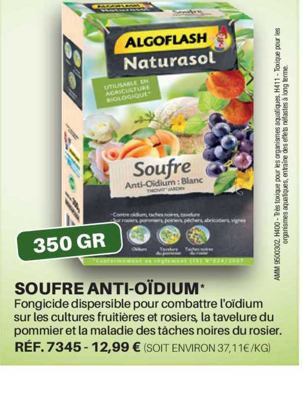 soufre anti-oïdium