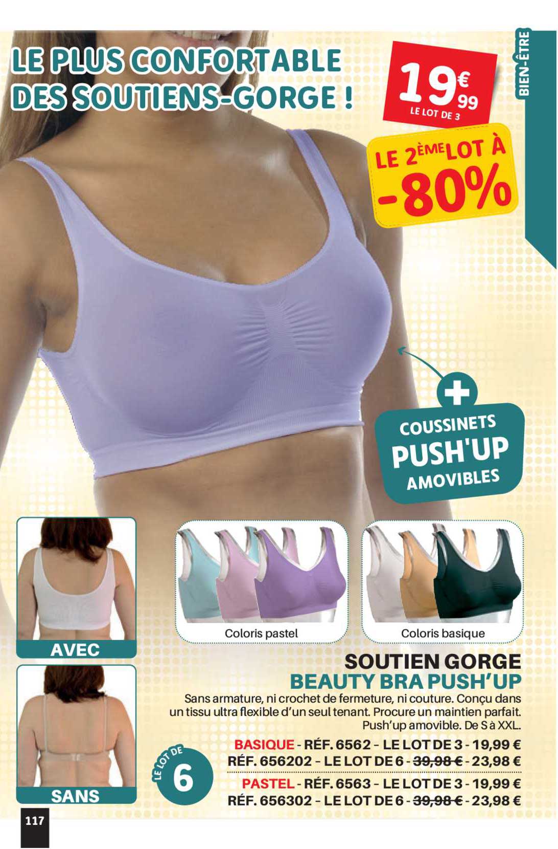 soutien gorge beauty bra push'up