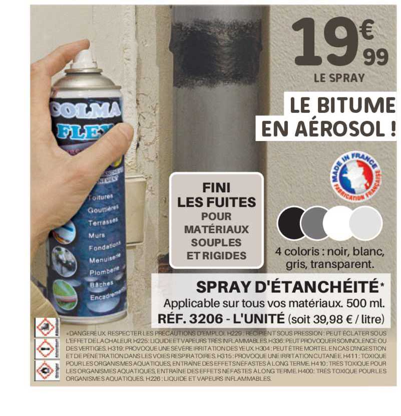 spray d'étanchéité
