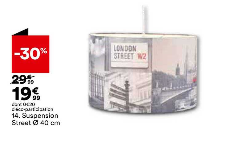 Suspension Street ø 40 Cm