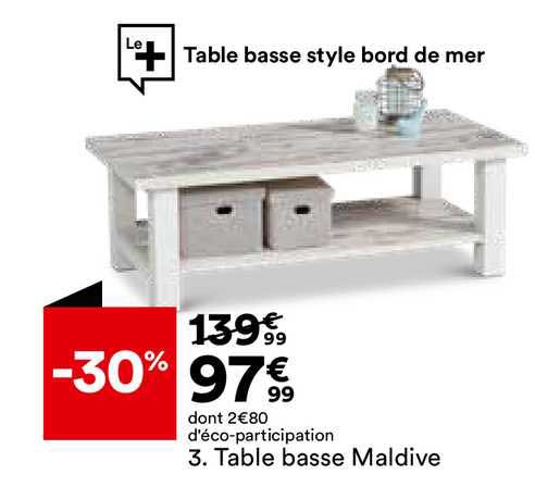 Table Basse Maldive