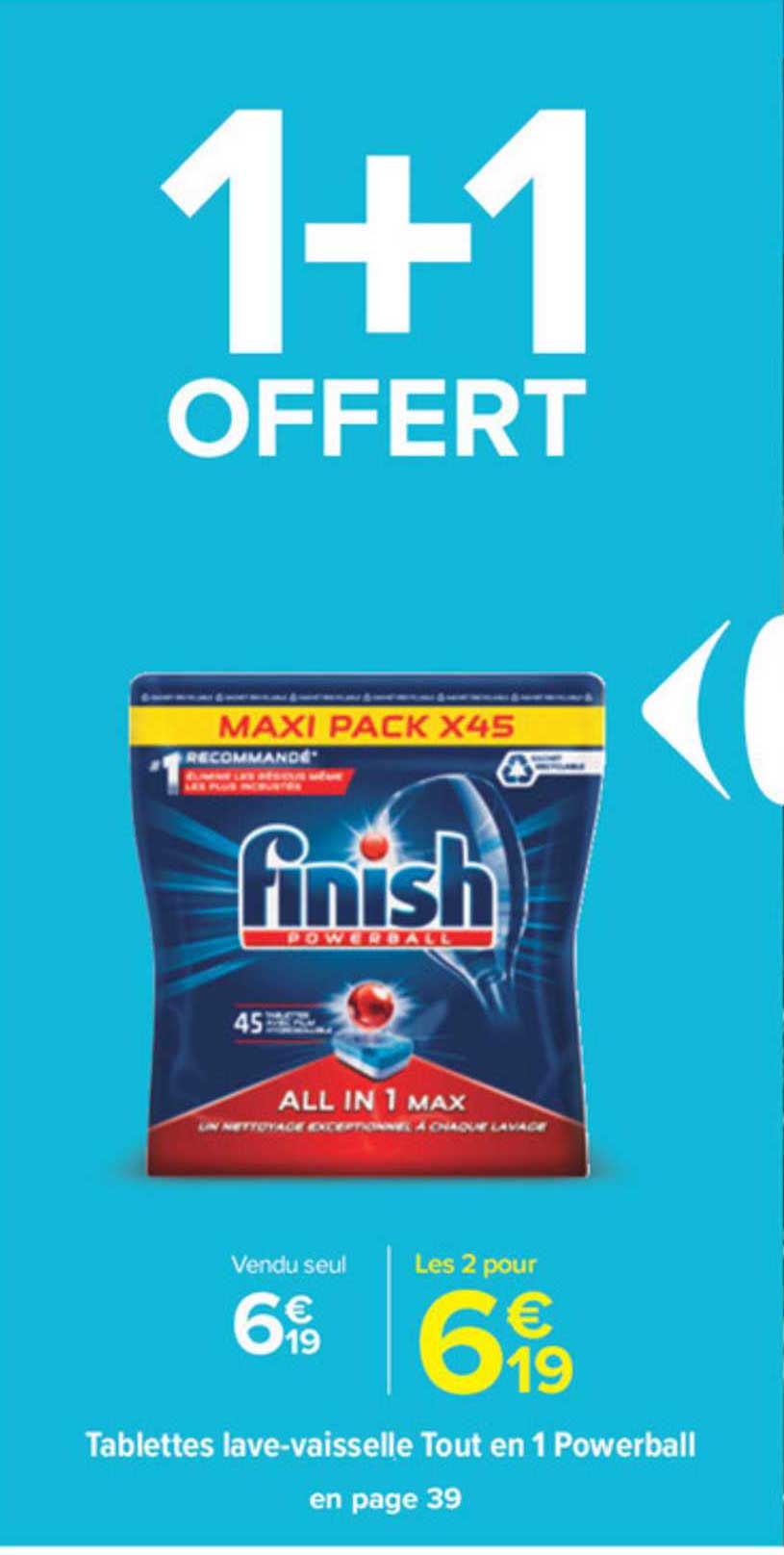 tablettes lave-vaisselle tout en 1 powerball