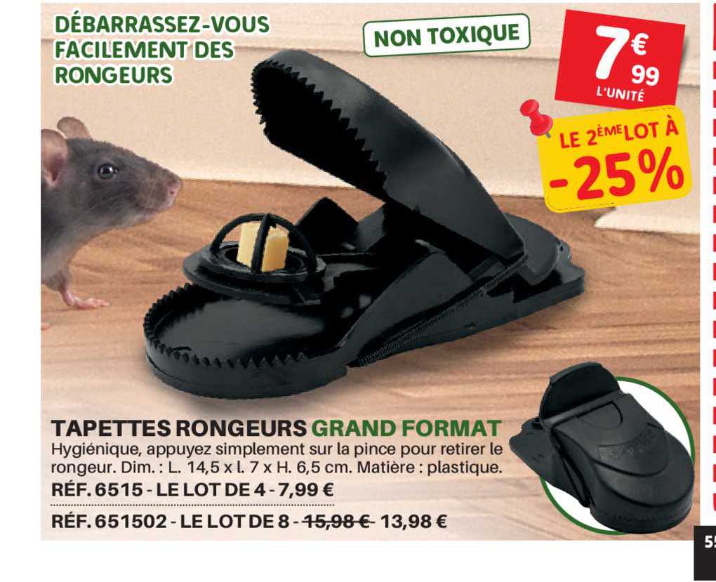 tapettes rongeurs grand format