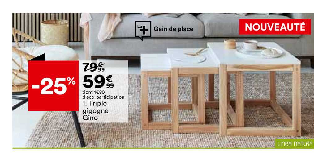 triple gigogne gino linea natura