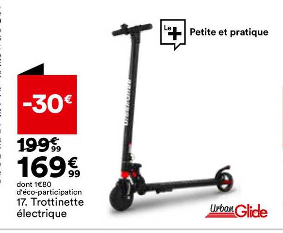 trottinette électrique urban glide