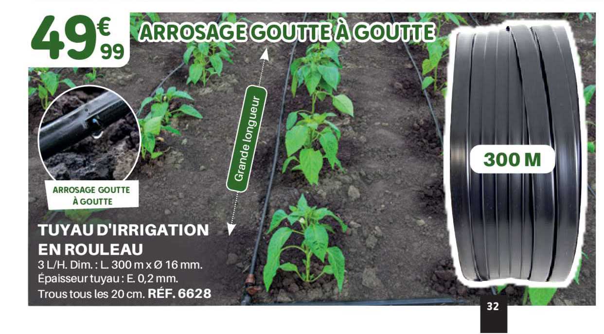 Tuyau D'irrigation En Rouleau