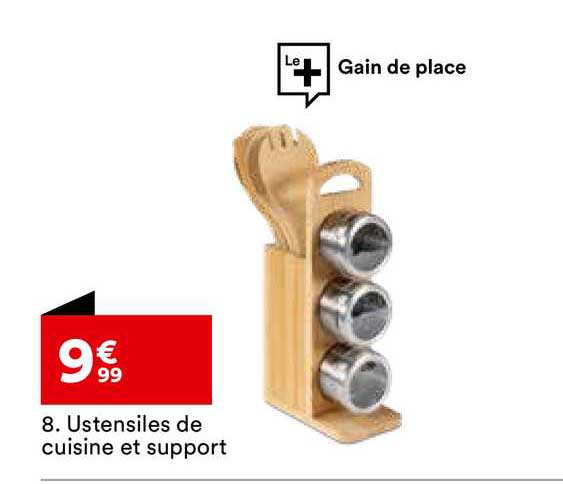 Ustensiles De Cuisine Et Support
