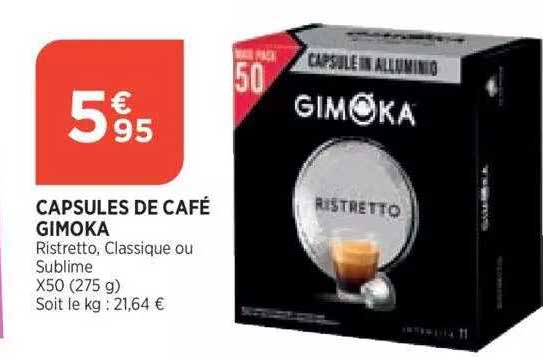 Capsules De Café Gimoka