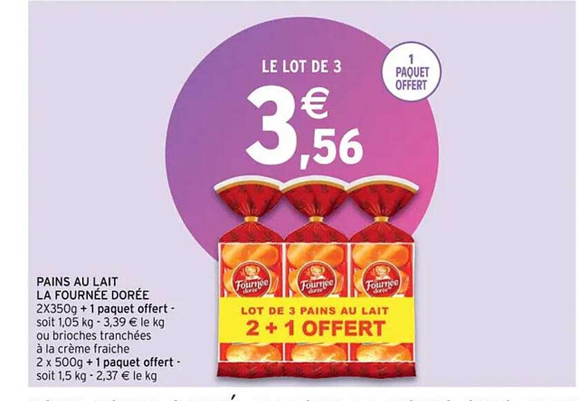 pains au lait la fournée dorée