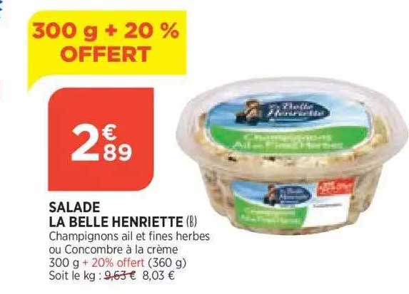 Salade La Belle Henriette