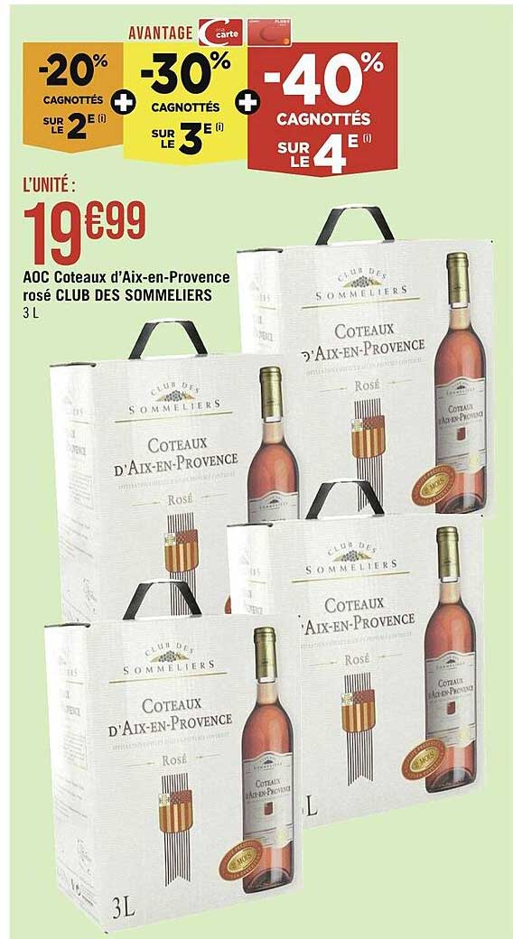 aoc côteaux d'aix-en-provence rosé club des sommeliers