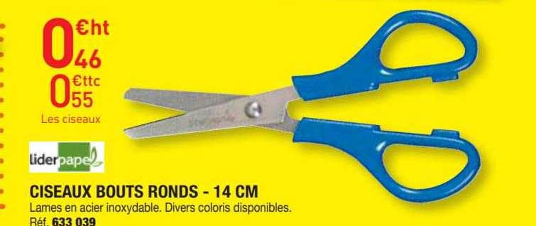 ciseaux bouts ronds - 14 cm