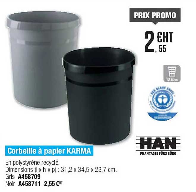 Corbeille à Papier Karma