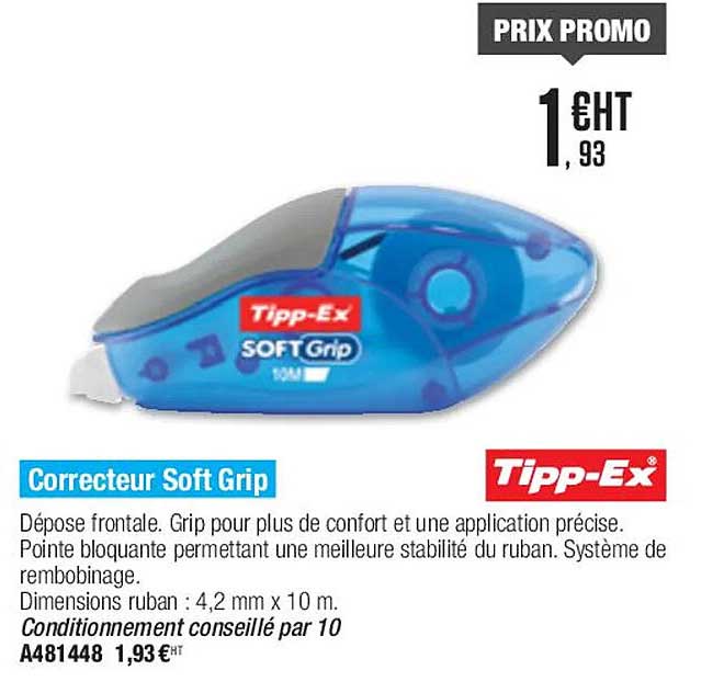 correcteur soft grip tipp-ex