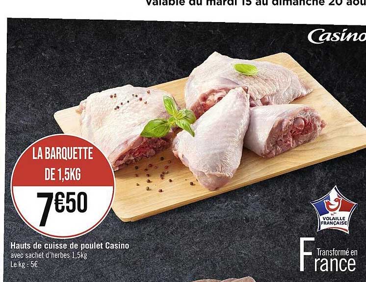 Hauts De Cuisse De Poulet Casino