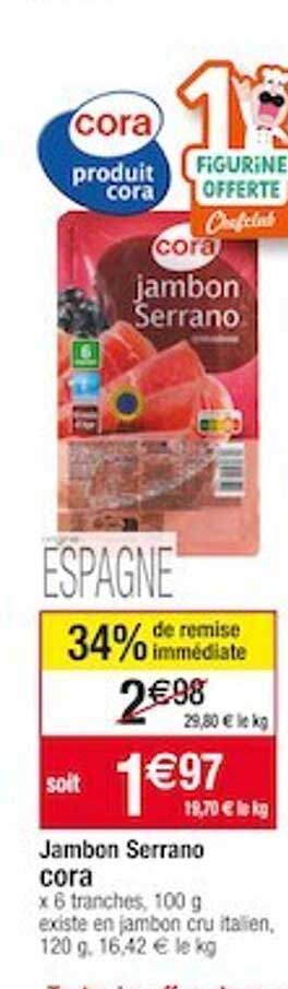 Jambon Serrano Cora