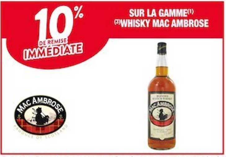 la gamme whisky mac ambrose