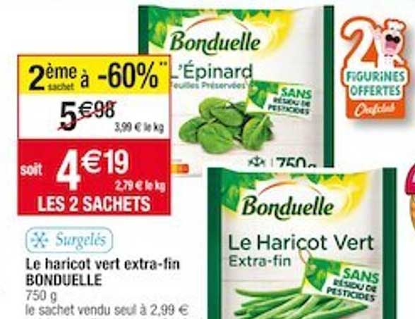 le haricot vert extra-fin bonduelle