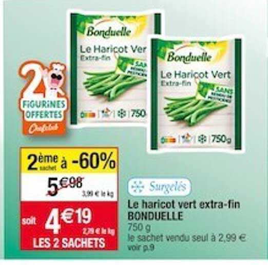 le haricot vert extra-fin bonduelle