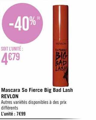 mascara so fierce big bad lash revlon