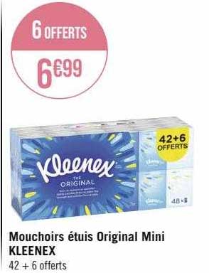 Mouchoirs étuis Original Mini Kleenex