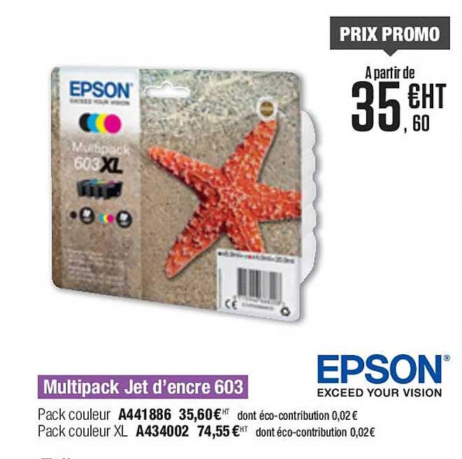 multipack jet d'encre 603 epson