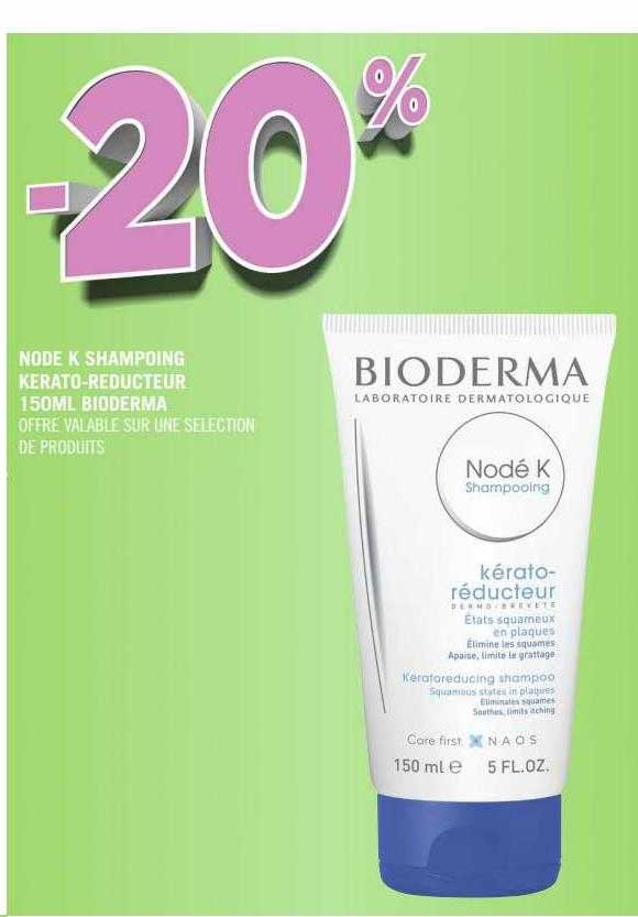 nodé k shampoing kérato-réducteur 150ml bioderma