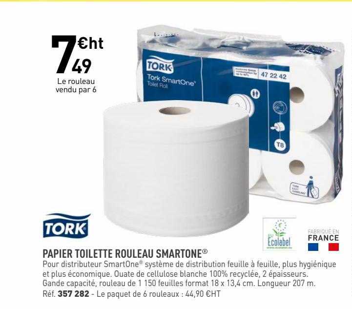 Papier Toilette Rouleau Smartone Tork