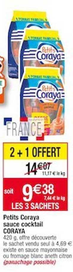 Petits Coraya Sauce Cocktail Coraya