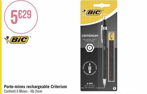 porte-mines rechargeable criterium bic