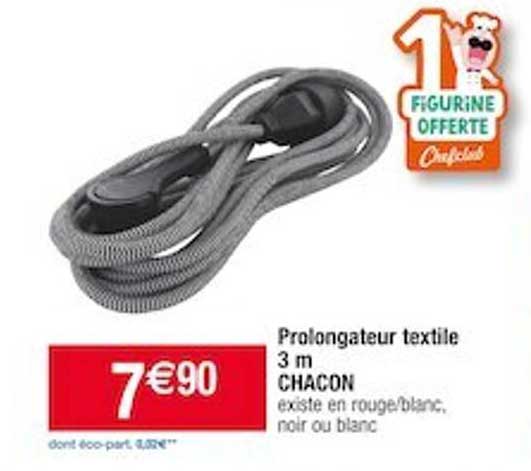 Prolongateur Textile 3m Chacon