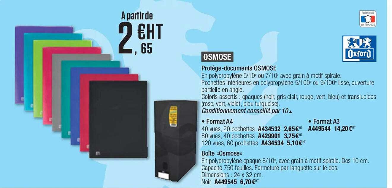 protège-documents osmose