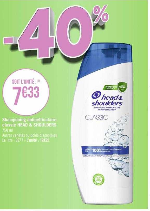 Shampooing Antipelliculaire Classic Head & Shoulders