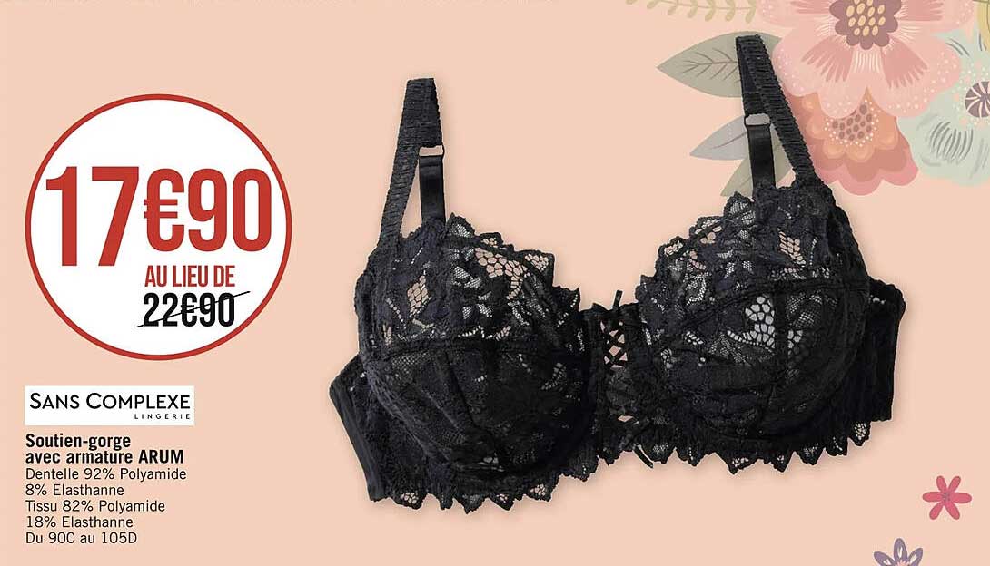 soutien-gorge avec armature arum