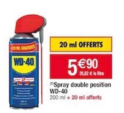 spray double position wd-40