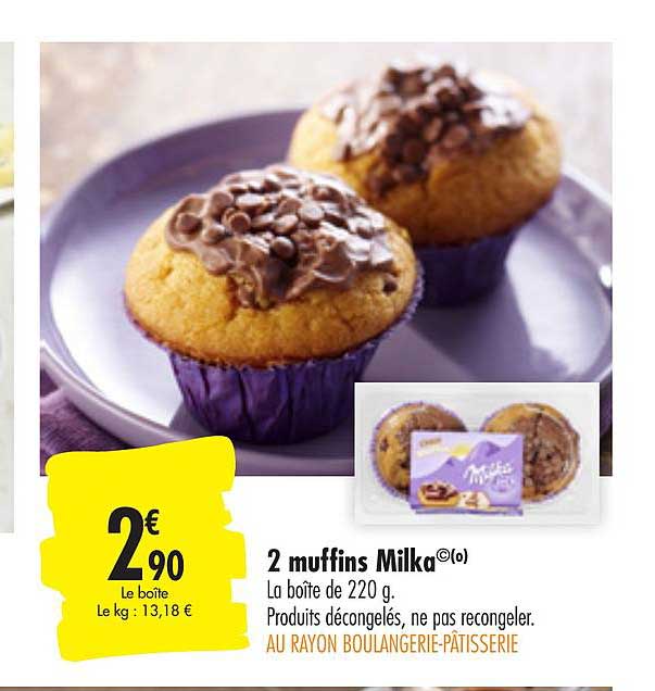 2 Muffins Milka